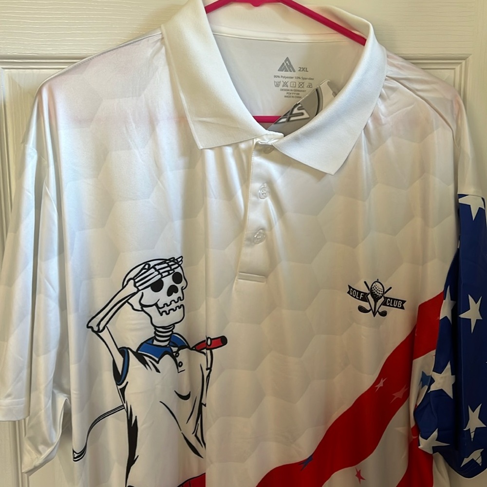 HALLOWEEN GOLF SHIRT MENS